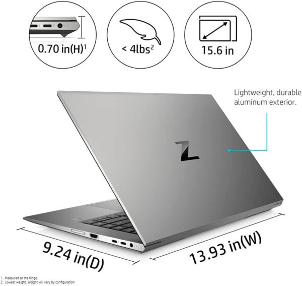 HP ZBook Studio G8 Mobile Workstation Intel Core i7 11800H, 32GB RAM, 512GB SSD, NVIDIA RTX 3070 8GB, 15.6" inch 4k ultra Display - Image 6